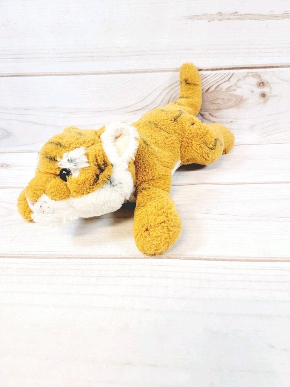 FAO Schwarz Tiger Plush Medium 18in Orange White Stuffed Animal